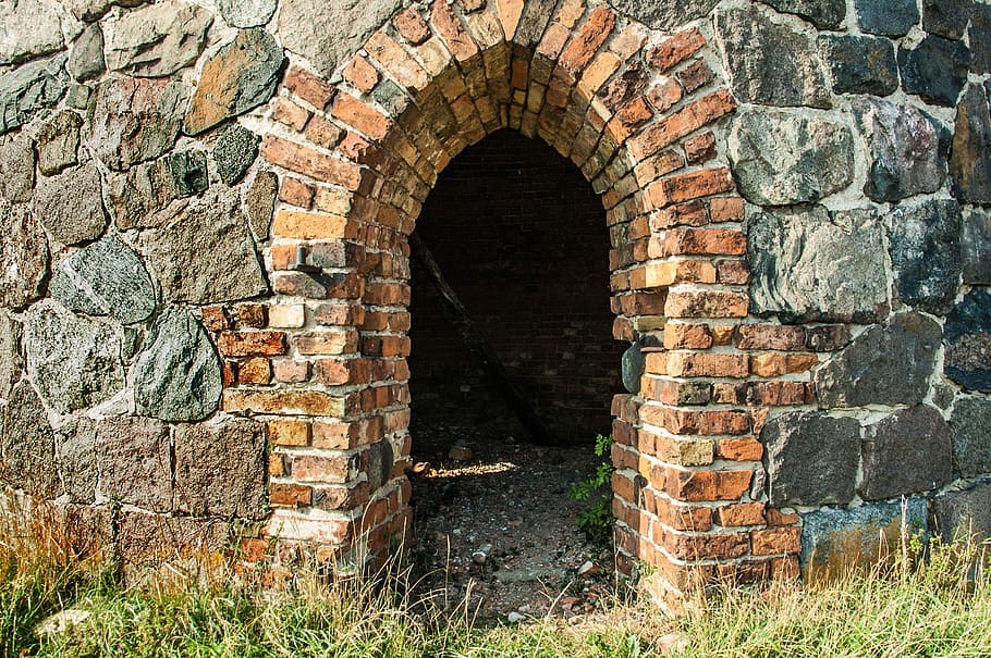 Stone Gate, Ruin, Water Tower, Mauck, built structure, architecture HD wallpaper