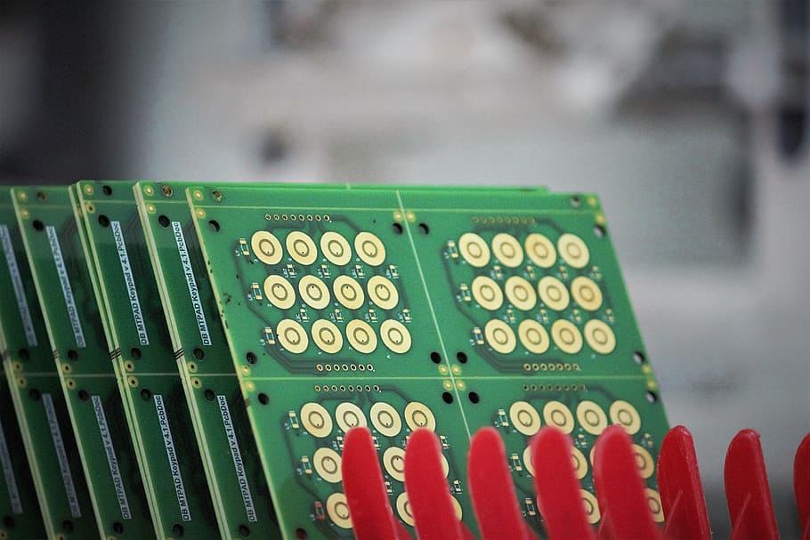 pcb, circuit board, technology, printed, engineering, industry HD wallpaper