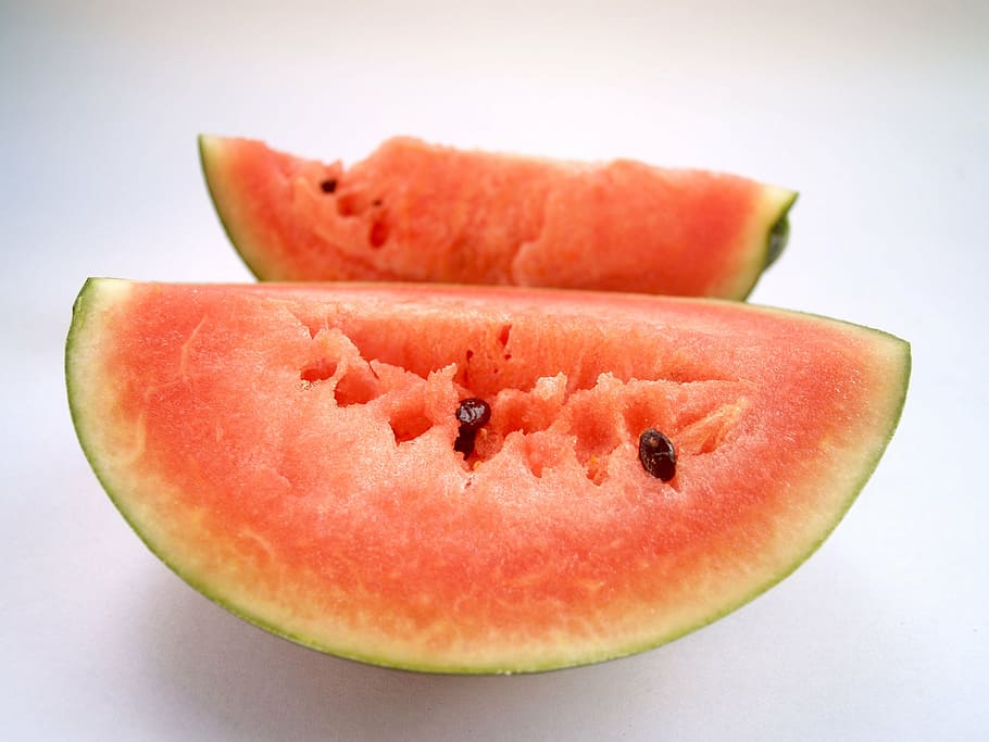 watermelon, slice, isolated, seeded, delicious, tropical, dessert HD wallpaper
