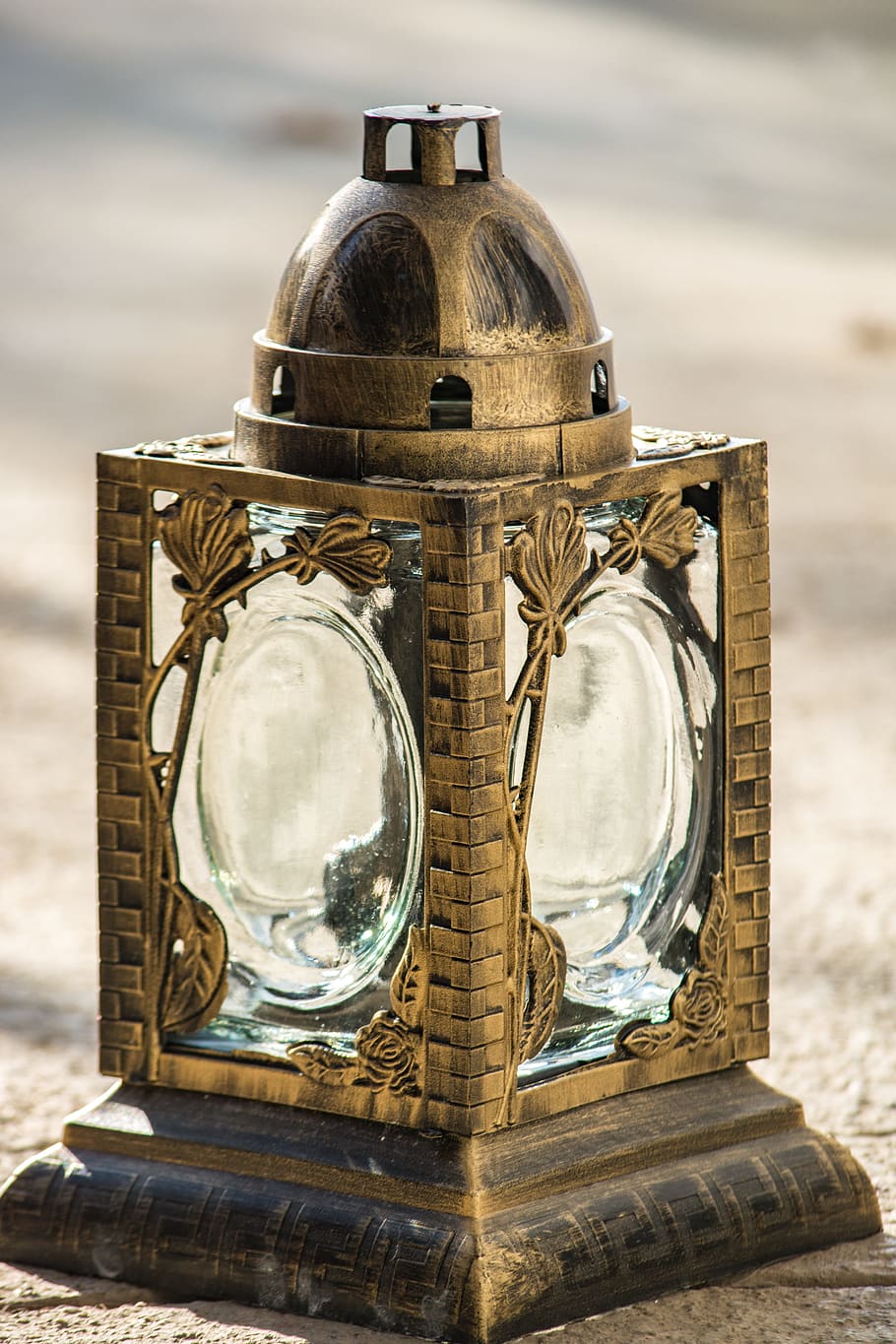 brass bracket lantern, macro, close, all saints, gold, lighting fixtures HD wallpaper