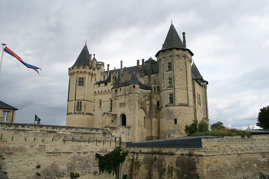France, Samur, Chateaux, architecture, castle, famous Place HD wallpaper
