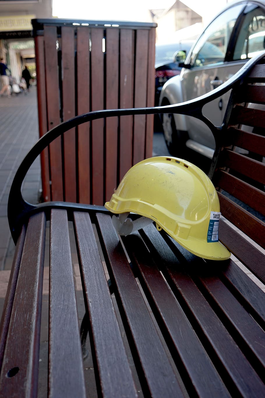 hard hat, safety, helmet, industry, protection, worker, yellow HD wallpaper