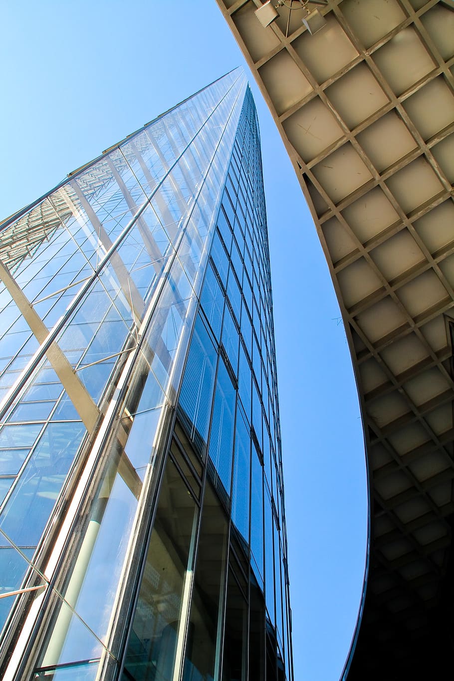 architecture, building, facade, glass front, tower, built structure HD wallpaper