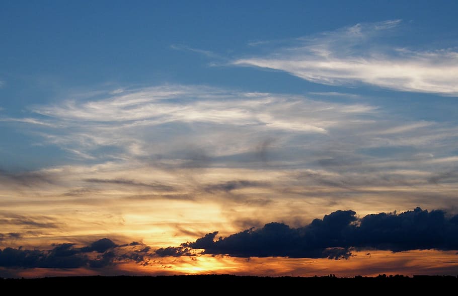 Sky, Clouds, Cloud, Dragon, Fade, nature, cloud - Sky, sunset HD wallpaper