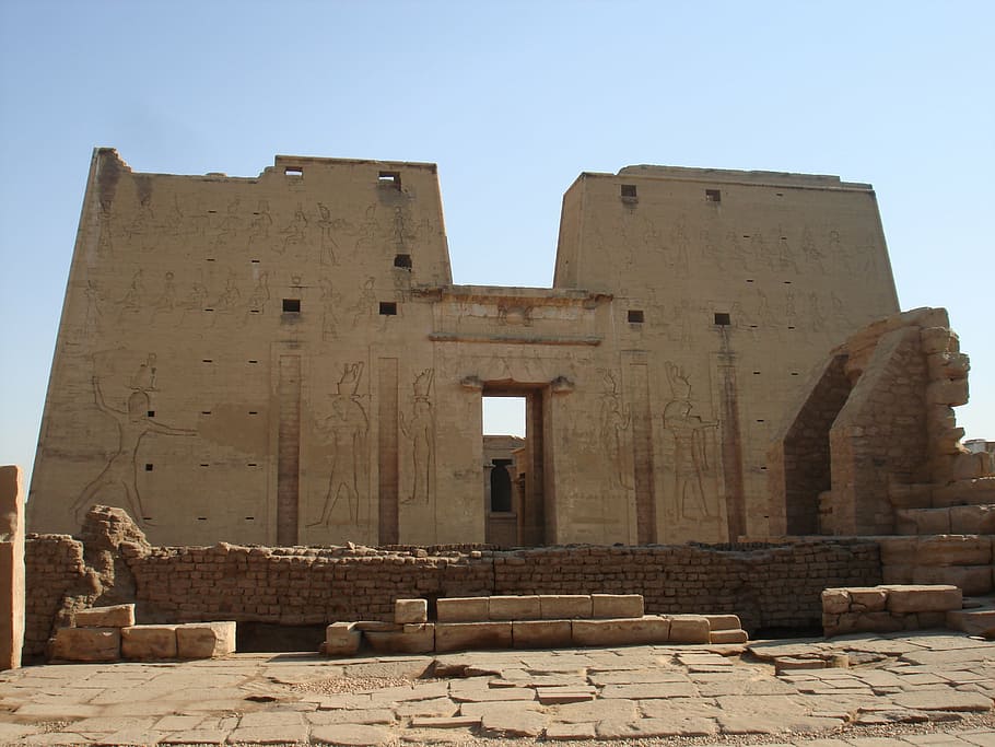 temple, egypt, ancient, architecture, travel, stone, history