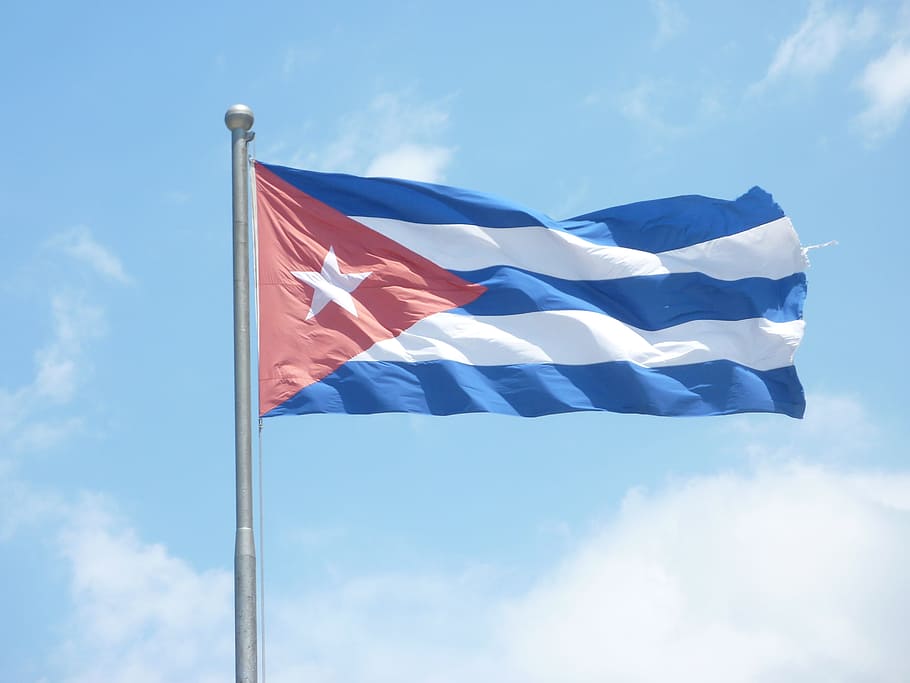 Cuban, Flag, Cuban Flag, Havana, revolution, patriotism, striped, HD wallpaper