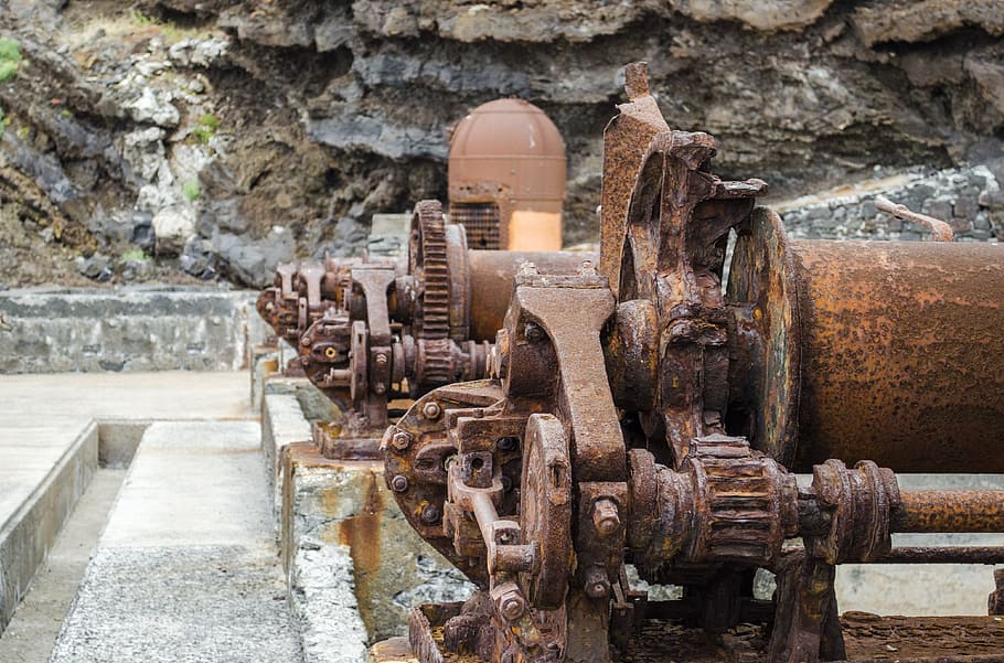 rust, machine, metal, old, the mechanism of, monument, old age HD wallpaper