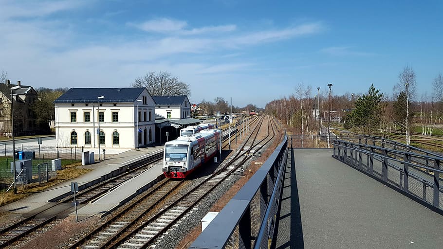 train, railway, transport system, transportation, mode of transportation HD wallpaper