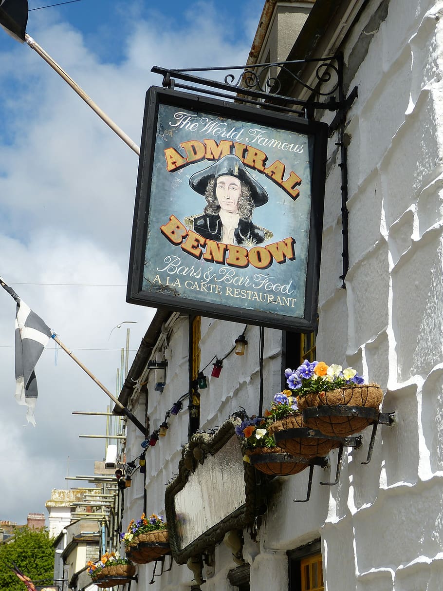 Shield, Pub, England, Cornwall, pensance, restaurant, low angle view HD wallpaper