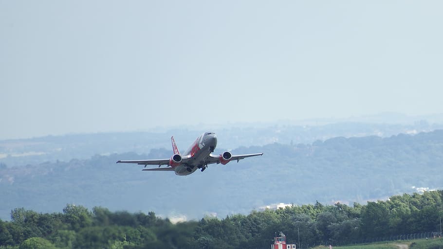 plane, jet, engine, exhaust, flying, flight, wings, aircraft HD wallpaper
