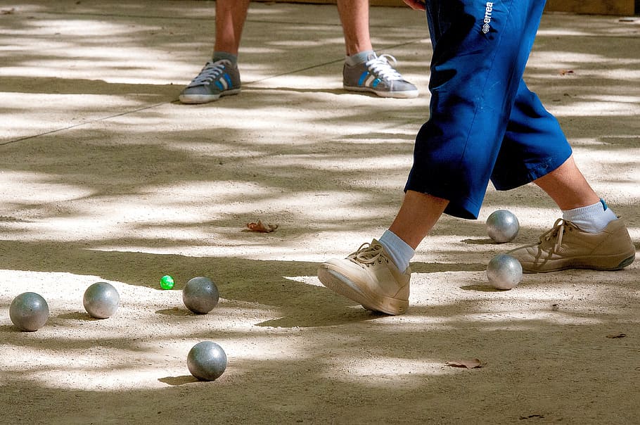 bowling, bowls, jack, outside, sport, leisure, game, play, black ball HD wallpaper