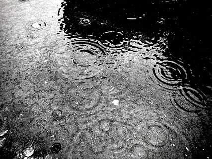rain drops on ground, wet, raining, water, no people, high angle view HD wallpaper