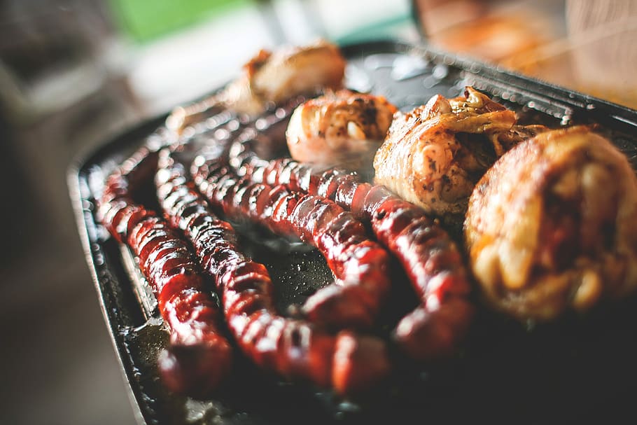 Grill BBQ Party, barbecue, hungry, yummy, food, grilled, barbecue Grill, HD wallpaper