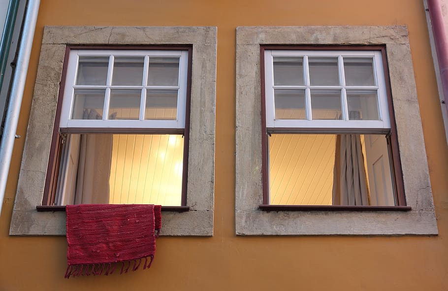 portugal, coimbra, windows, streetscene, architecture, travel, HD wallpaper