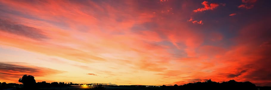 over the horizon photography, Sunset, Landscape, Nature, Sky HD wallpaper