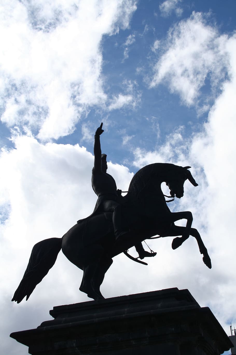 rome, statue, horse, cloud - sky, sculpture, representation HD wallpaper