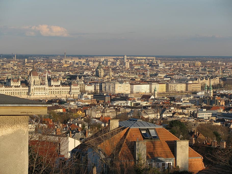 Budapest, Spring, Panorama, 2013, sunshine, architecture, building exterior HD wallpaper