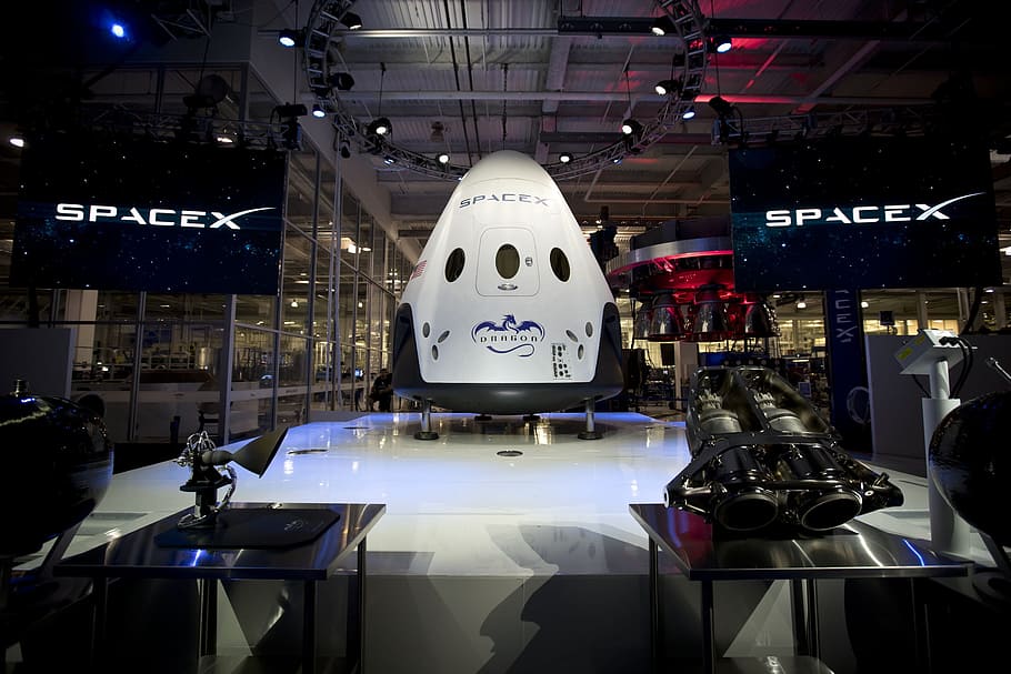 Spacecraft, Spacex, Spaceship, space module, capsule, science HD wallpaper