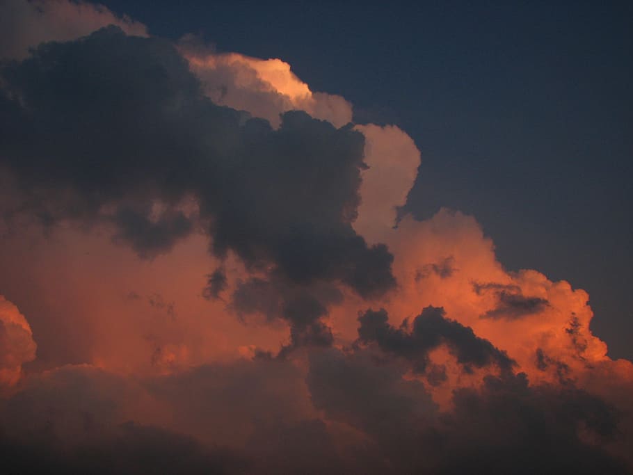 cloud, thunderstorm, gloomy, cumulus clouds, mood, dramatic sky HD wallpaper