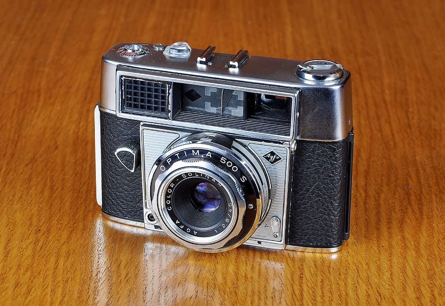camera, old camera, agfa, agfa optima 500 s, photo, photographic equipment HD wallpaper
