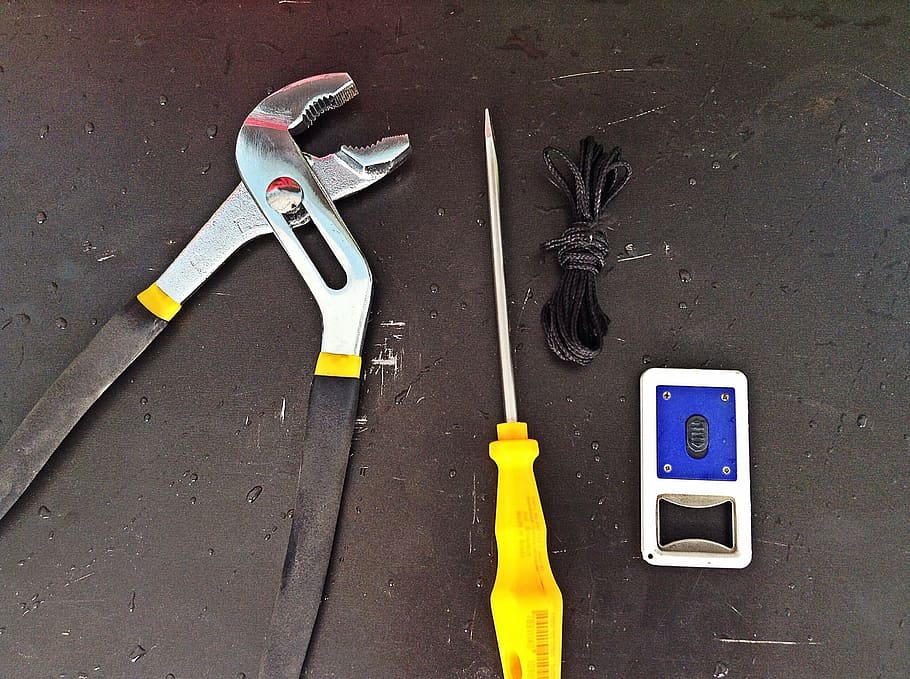 tools, key, lantern, work tool, pliers, hand tool, no people HD wallpaper