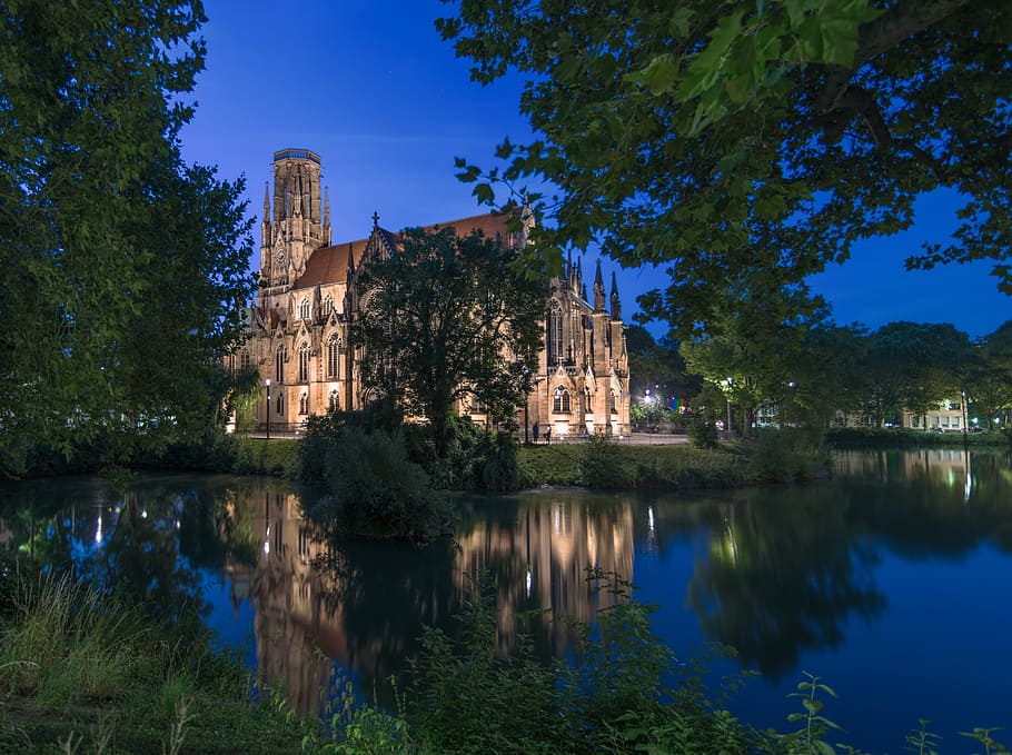 city, landscape, landmark, water, ancient, architecture, building HD wallpaper