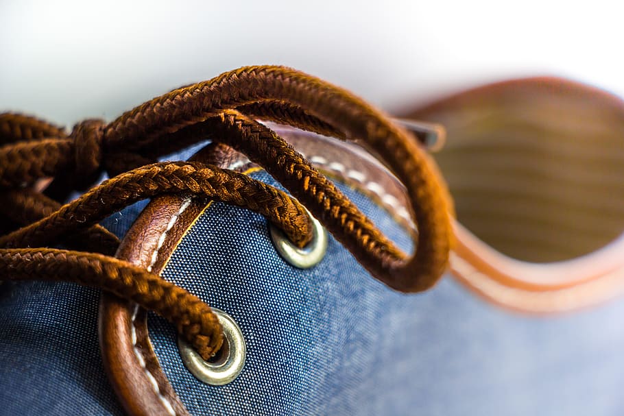 shoe, object, close-up, shoelace, no people, selective focus HD wallpaper