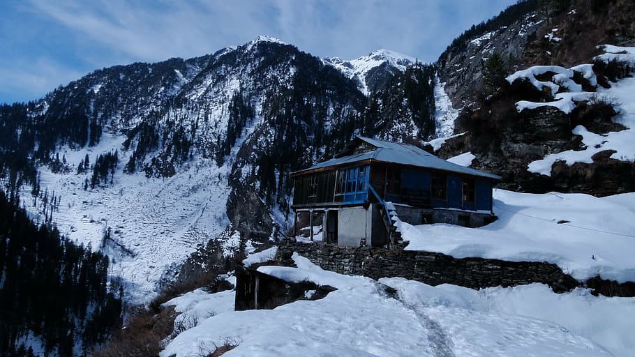 mountaineerz, manali, himalayas, malana, snow, cold temperature, HD wallpaper