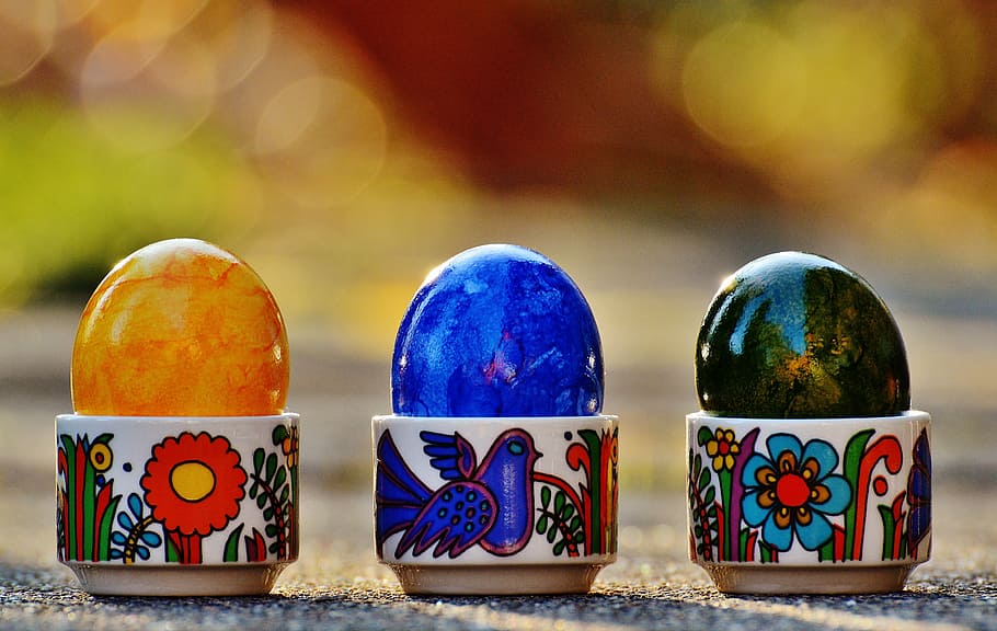 easter, easter eggs, colorful, happy easter, colored, multi colored HD wallpaper