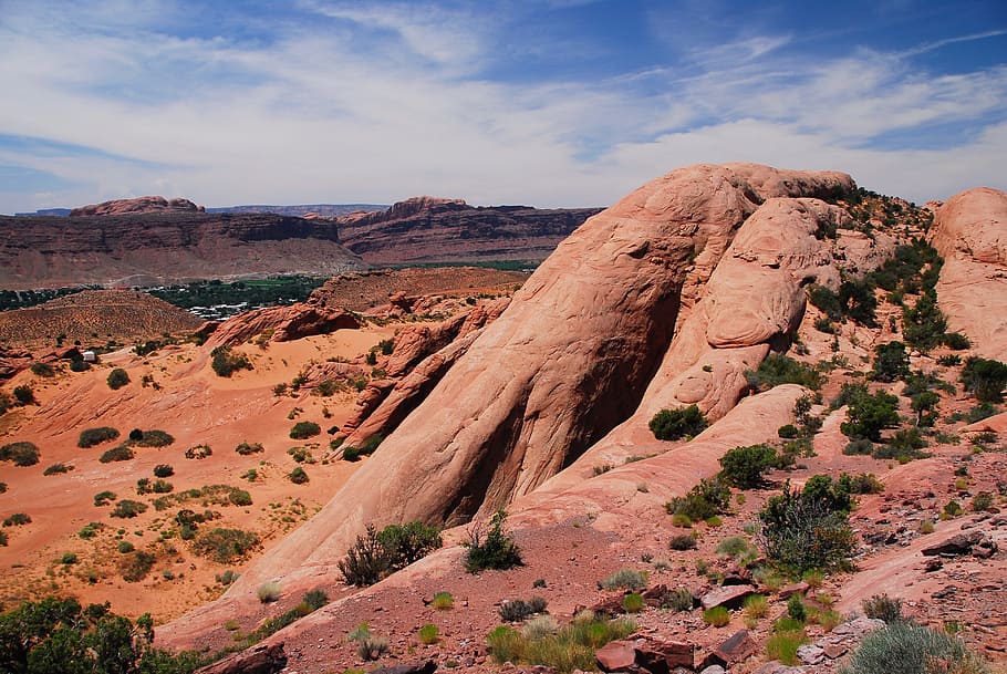 utah, moab, desert, arid, barren, valley, southwest, desolate HD wallpaper