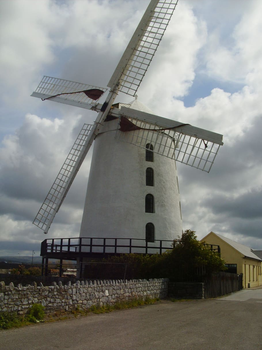 dingle, ireland, windmill, renewable energy, wind turbine, alternative energy HD wallpaper