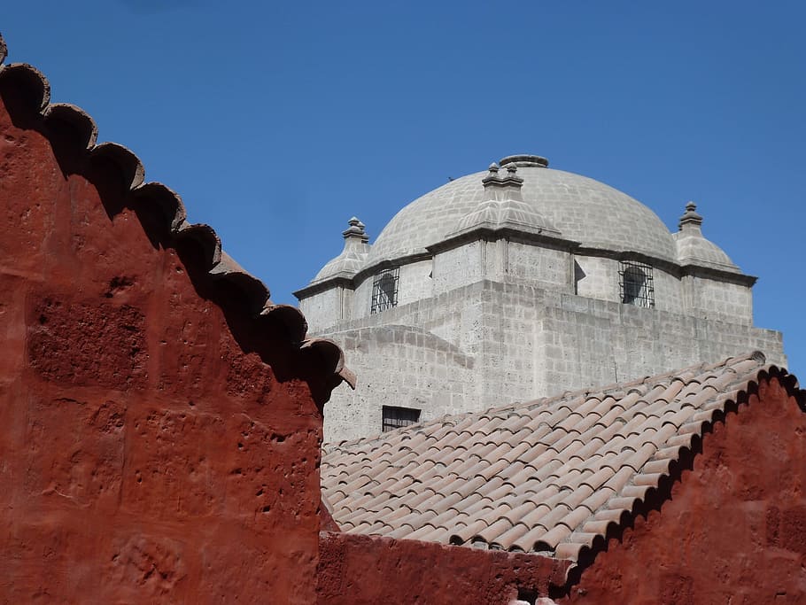 Peru, Arequipa, Building, Monastery, architecture, history HD wallpaper