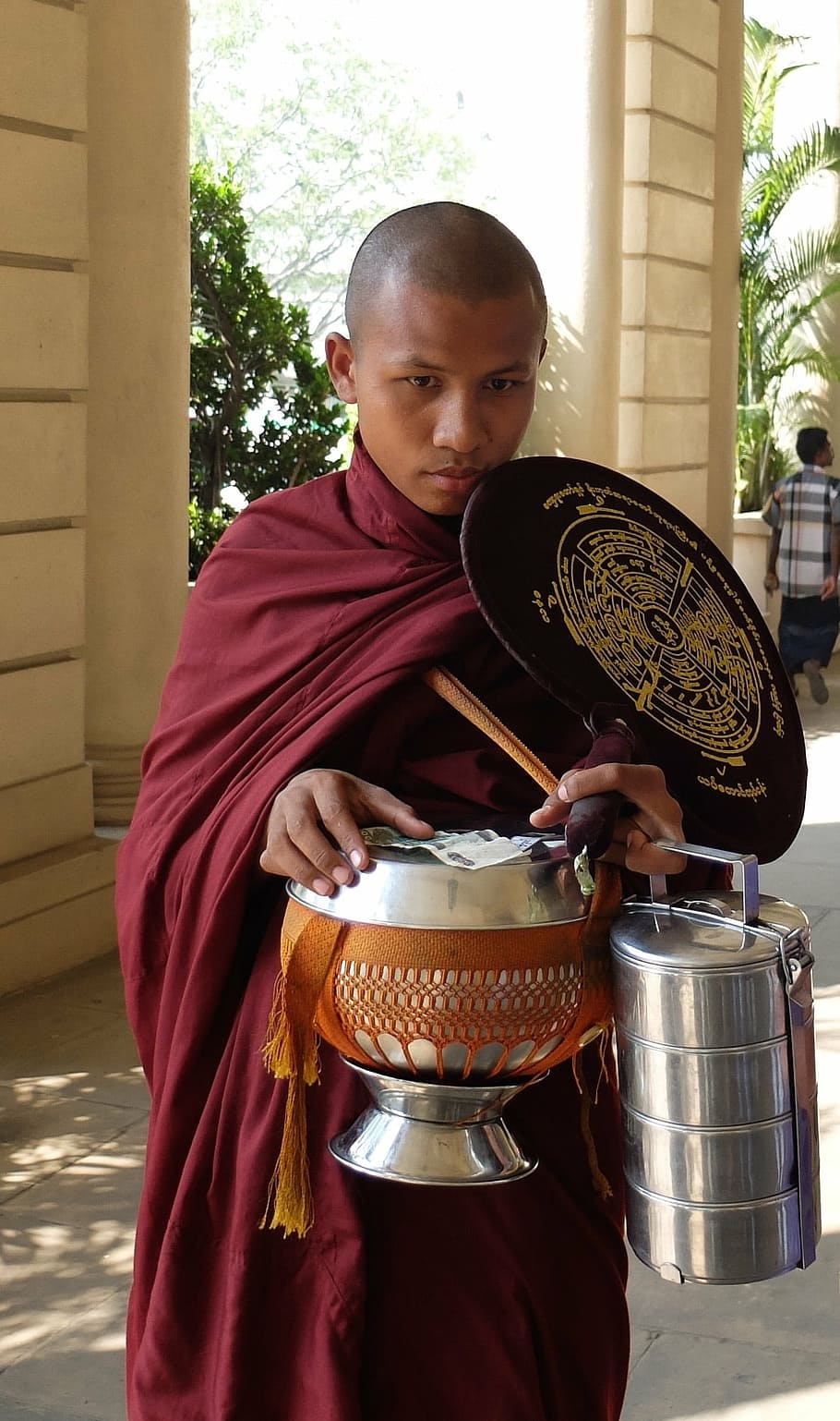 monk, buddhism, eastern, peace, spirituality, happiness, burma HD wallpaper