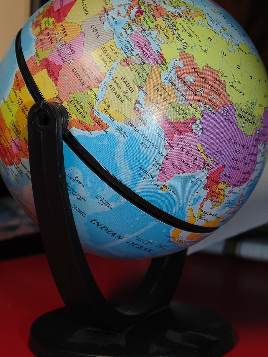geography, globe, blue, coloring, navigation, map, text, physical geography HD wallpaper