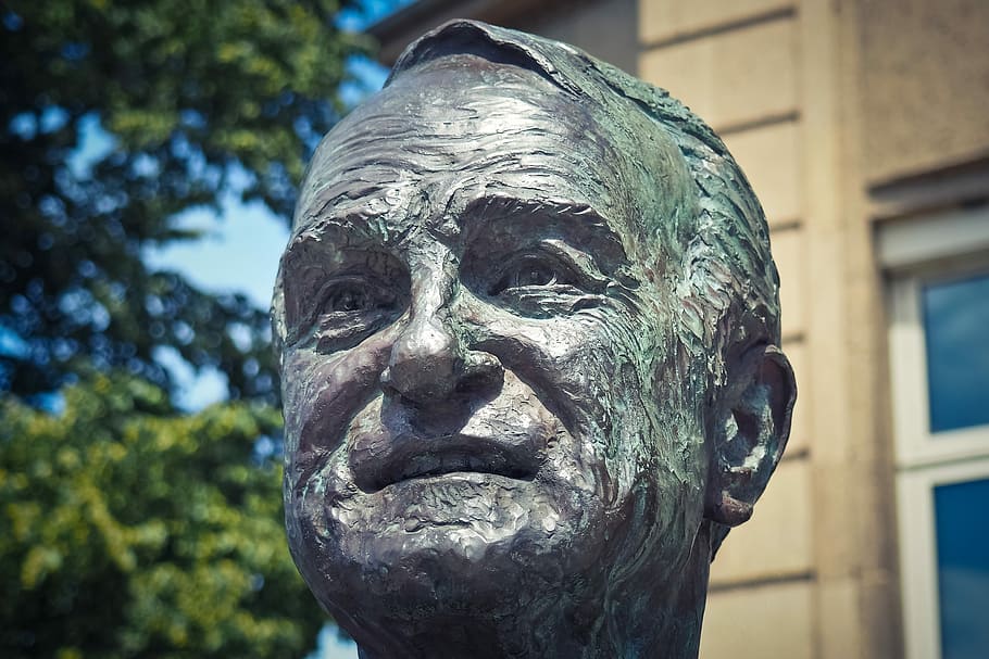 Bust, Statue, Sculpture, Head, Face, art, artwork, famous personality HD wallpaper