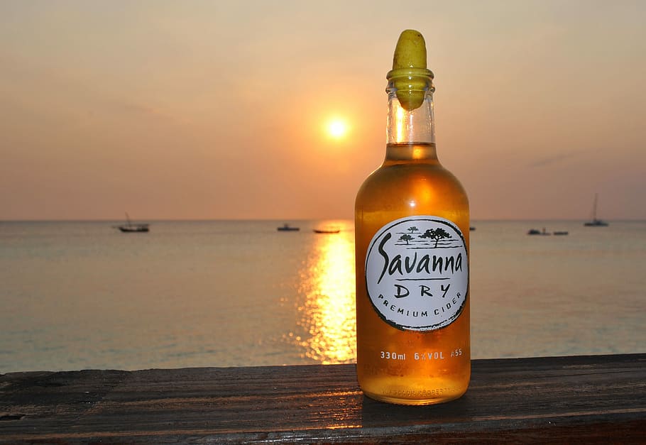 Zanzibar, Africa, Tanzania, Sunset, drink, specialty, savanna, HD wallpaper