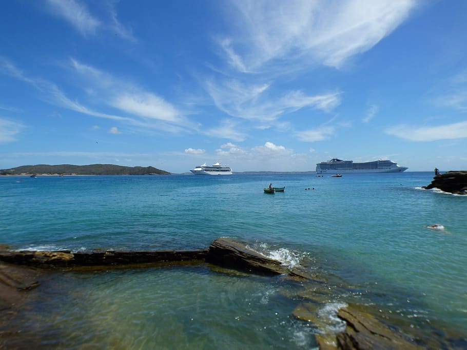 holiday, buzios, summer, water, sea, sky, scenics - nature HD wallpaper