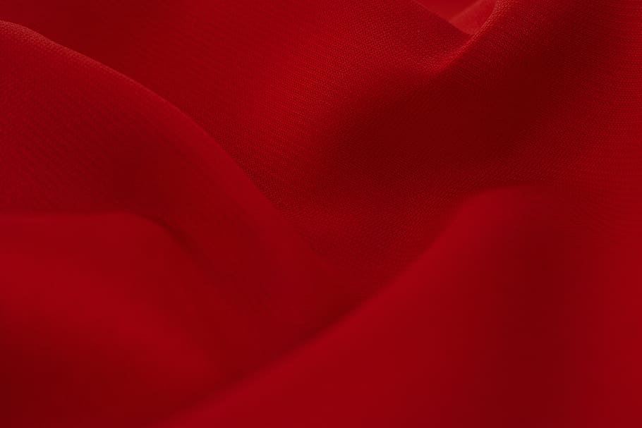red textile, fabric, abstract, design, abstract pattern, vivid color HD wallpaper