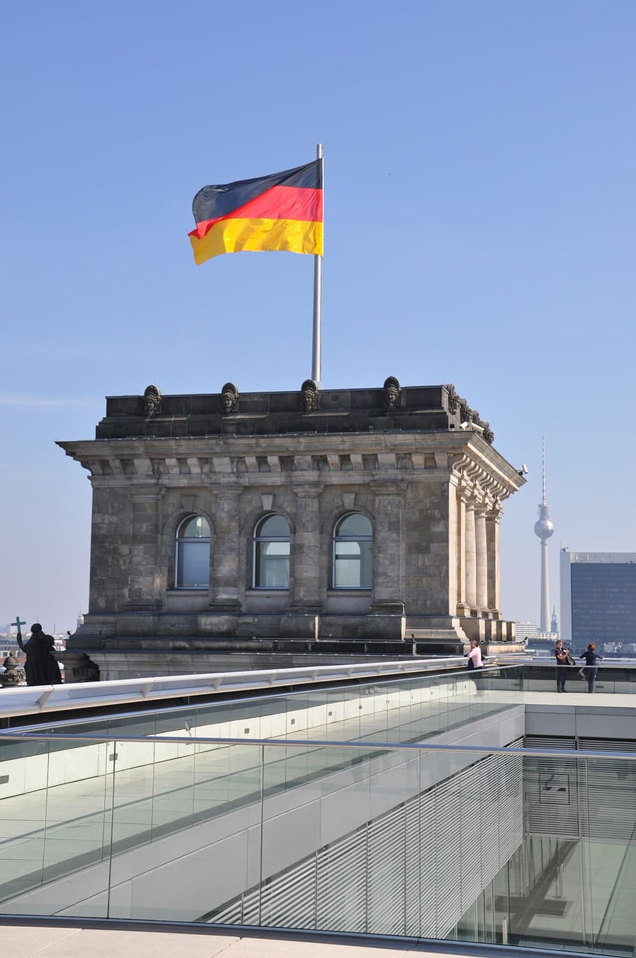 germany, flag, flutter, black red gold, home, blow, german flag HD wallpaper