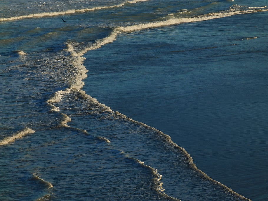 Wave, Ocean, Sea, Sea, Water, Pacific, nature, no people, day HD wallpaper