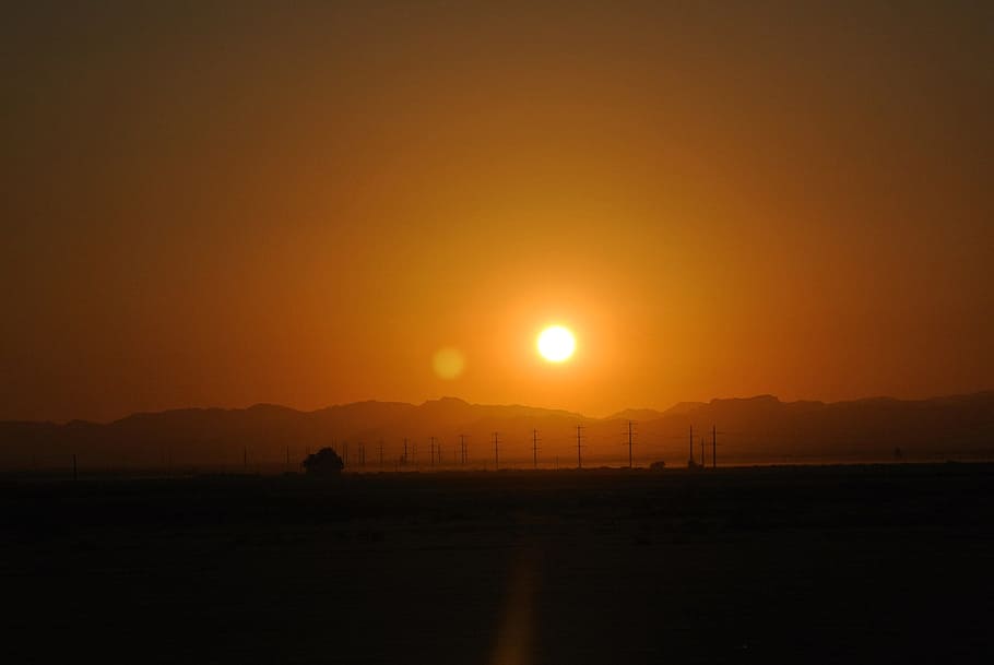 Sunrise, Nature, Landscape, Sunset, outdoor, sunlight, dawn HD wallpaper