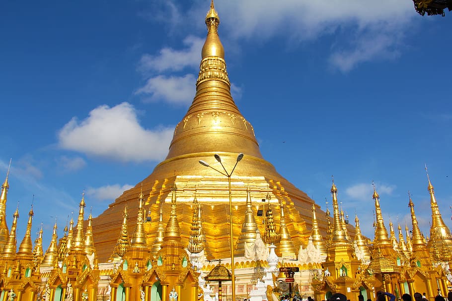 wat pho, Thailand, Golden Temple, Pagoda, shwedagon pagoda, yangon, HD wallpaper