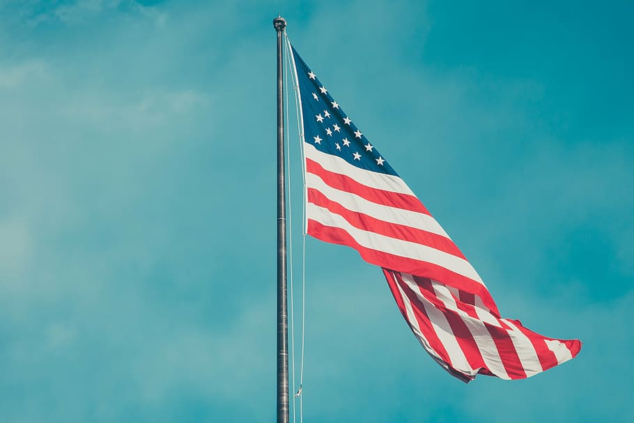 flag of U.S.A., american, symbol, national, united, patriotic