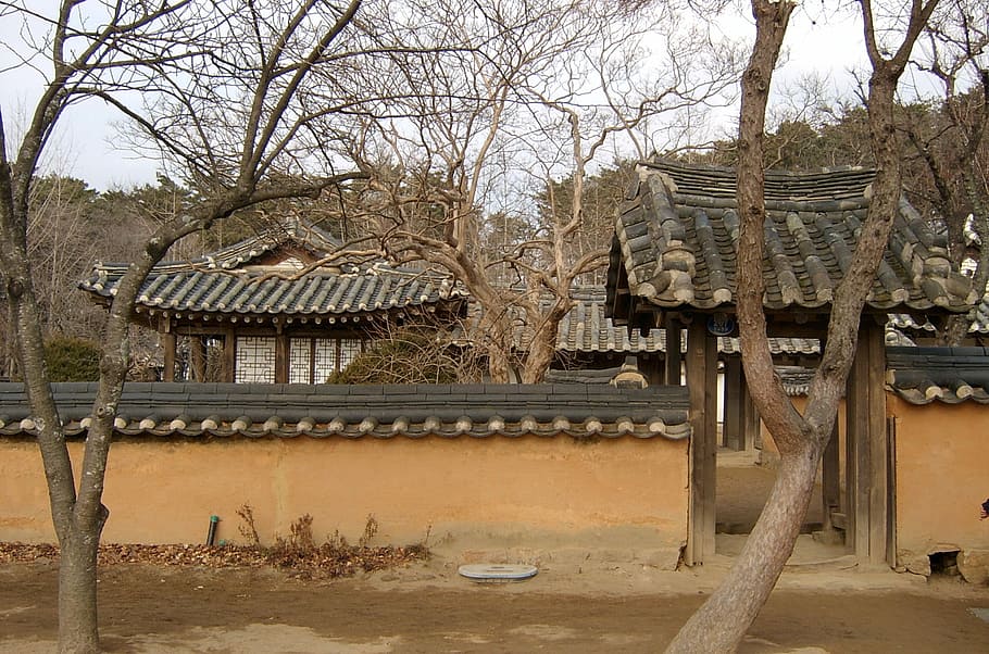 Birth house of Heo Nanseolheon, Korean Poet in Gangneung, South Korea, HD wallpaper