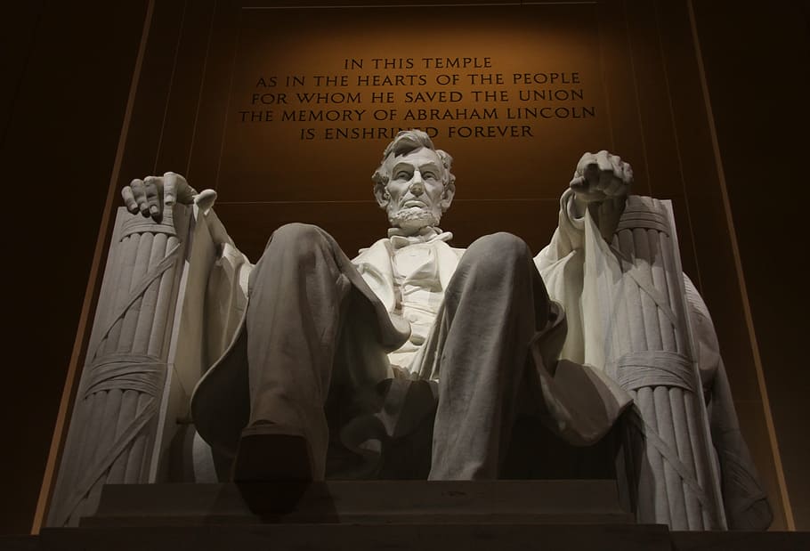 Lincoln Memorial, Washington D.C., president, monument, landmark, HD wallpaper