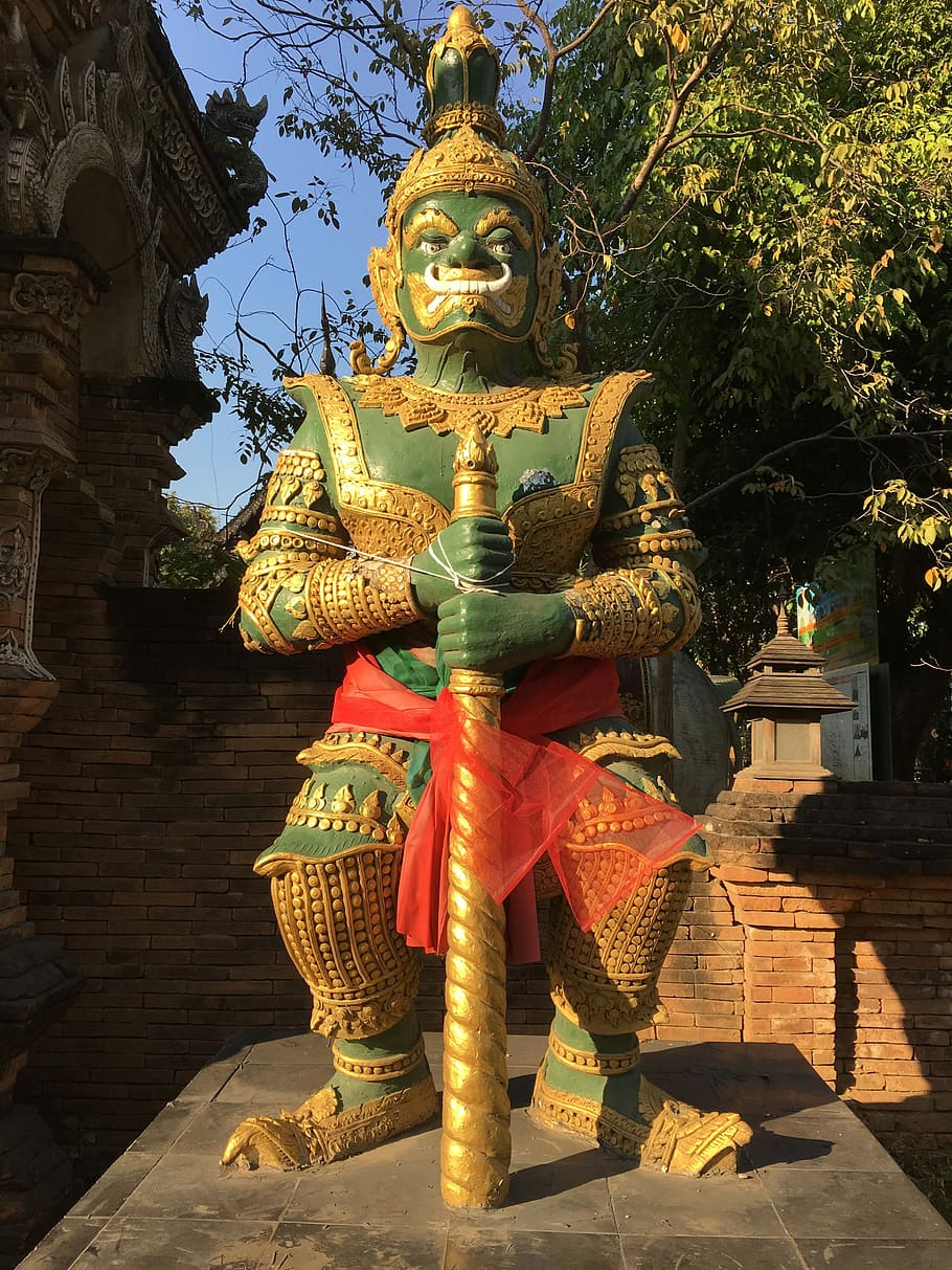 Thailand, Deity, Artifact, Statue, Asia, figure, sculpture HD wallpaper