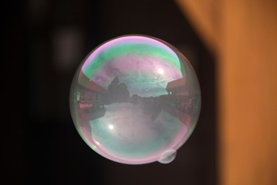 soap, call, bubble, blow bubbles, sphere, close-up, single object HD wallpaper