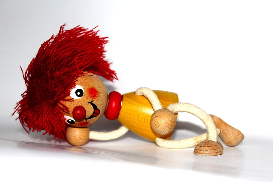 Pumuckl, Red Hair, Toys, Cute, funny, figure, wooden figures, HD wallpaper