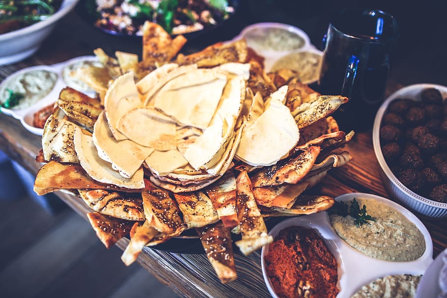 assorted food on table, tortilla, taco, nachos, lunch, mexican, HD wallpaper