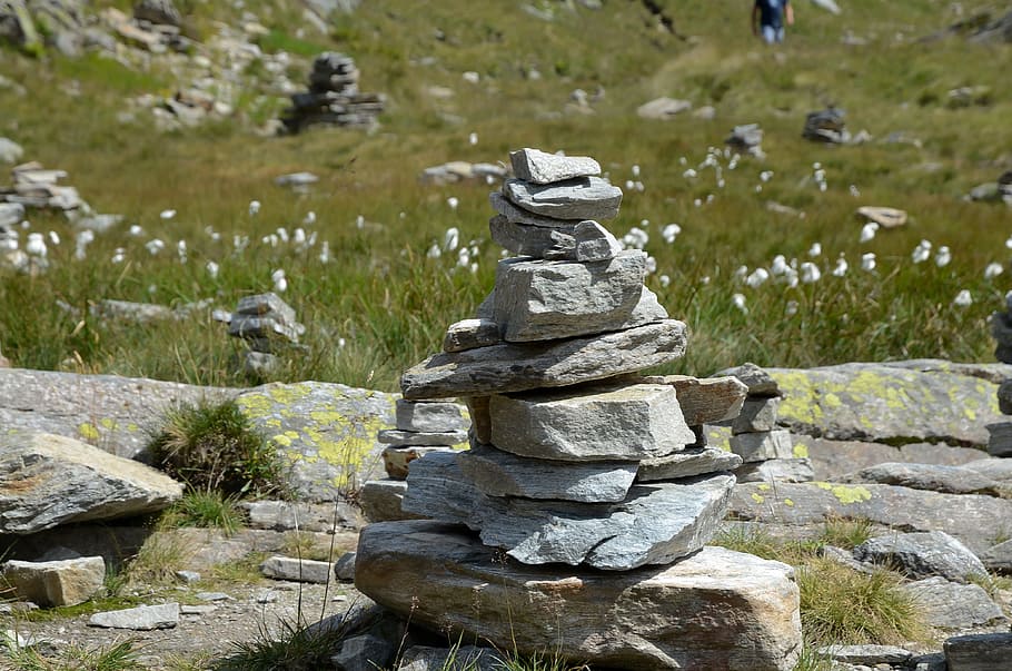sassi, nature, mountain, landscape, stack, solid, balance, rock HD wallpaper